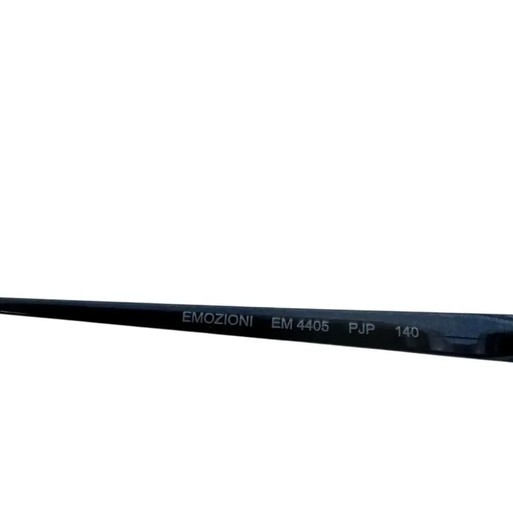NEW Emozioni EM 4405 05BR Blue half rim rectangle glasses